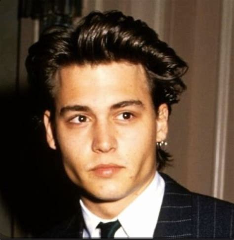 johnny depp 80s haircut.